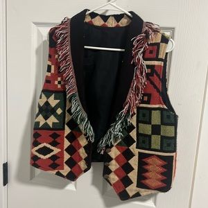 Fringe southern vest, no size but fits like M